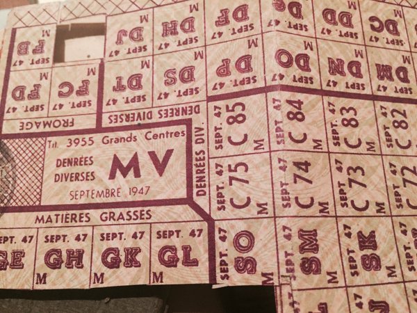 Tickets pour "denrées diverses", 1947 #Madeleineproject https://t.co/K7Ylh8ikAs